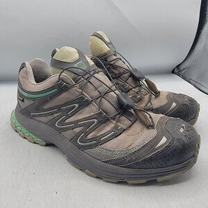 Salomon XA Comp 4 SCS Womens Size 9 Gray Shoes Gore Tex Trail Running Hiking 104